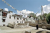 Ladakh - Leh, traditional houses 